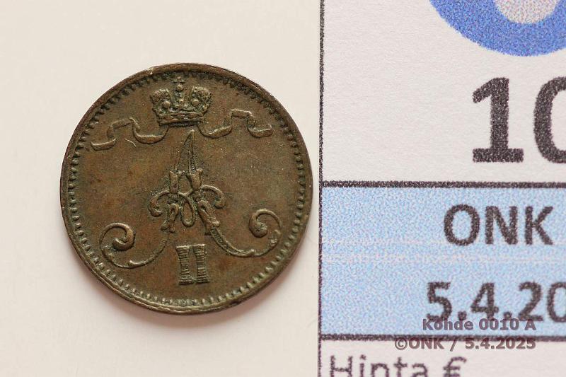 k-0010-a.jpg - Kohde 10 (kuva 1/2), lhthinta: 40 € / myyntihinta: 40 € 1 p 1872, kunto: 6