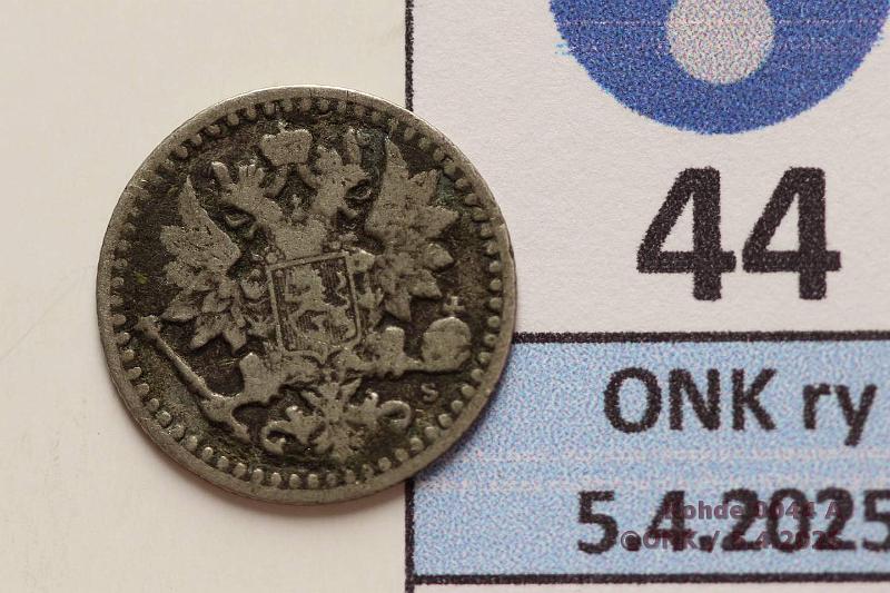 k-0044-a.jpg - Kohde 44 (kuva 1/2), lhthinta: 20 € / myyntihinta: 20 € 25 p 1869 SNY 269.2.1 Ag, kunto: 4/3