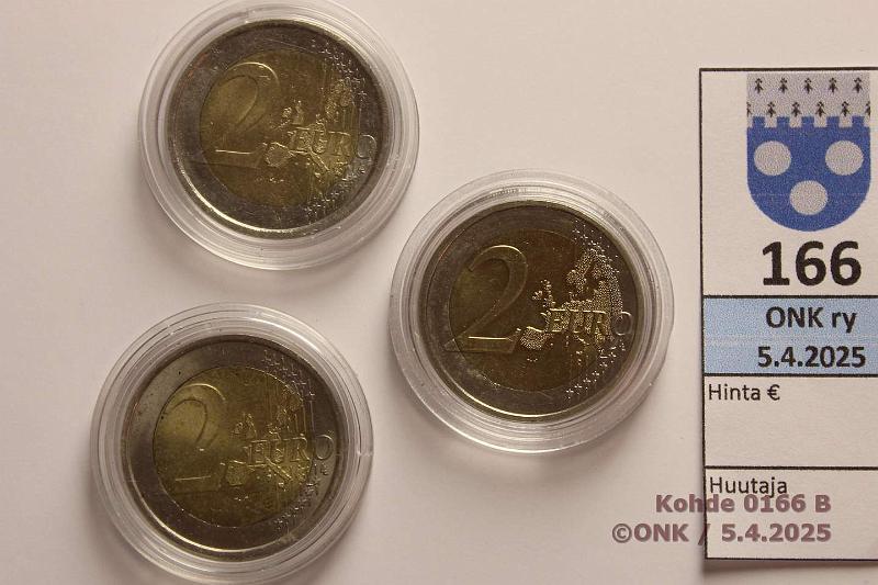 k-0166-b.jpg - Kohde 166 (kuva 2/2), lhthinta: 75 € / myyntihinta: 94 € 2 € (3) Suomi 2004, -06 Risuraha(2) + -06 vr kartta, kapselit, kunto: 7-8