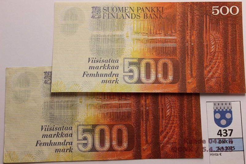 k-0437-b.jpg - Kohde 437 (kuva 2/2), lhthinta: 120 € / ei tarjouksia 500 mk 1986 LA (2) SNY 194.2 7027816424 SOR-Ko2, 7017128344 AL II-Va2, kunto: 5, 9