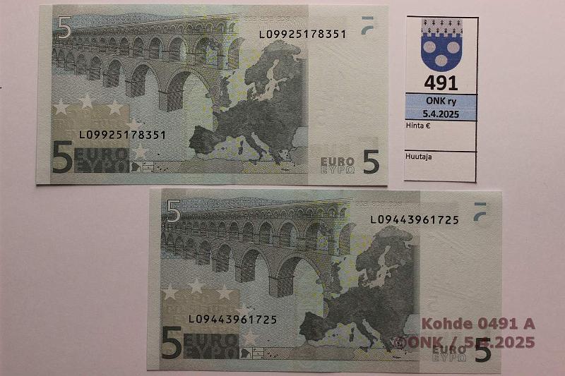 k-0491-a.jpg - Kohde 491 (kuva 1/2), lhthinta: 20 € / myyntihinta: 20 € Suomi (2) 1/2/L/E10 L09443961725, L09925178351 Tri E010, tilausert 94 + 99, kunto: 9