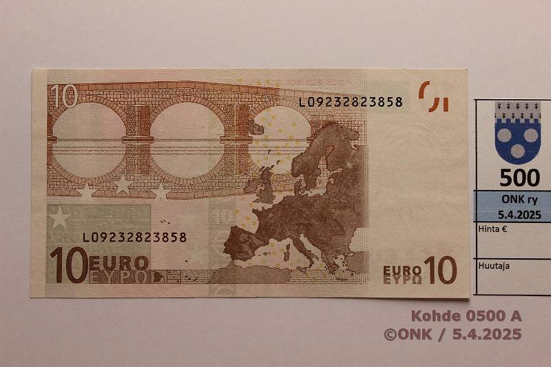 k-0500-a.jpg - Kohde 500, lhthinta: 14 € / ei tarjouksia Suomi 2/1/L/D1 L09232823858 Dui D001 D5, tilauser 92, kunto: 9
