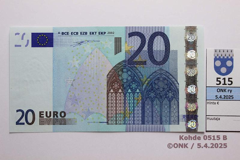 k-0515-b.jpg - Kohde 515 (kuva 2/2), lhthinta: 30 € / ei tarjouksia Suomi 3/1/L/D1 L02023169783 Dui D001 B4, pintaeloa, matta tahra, kunto: 8