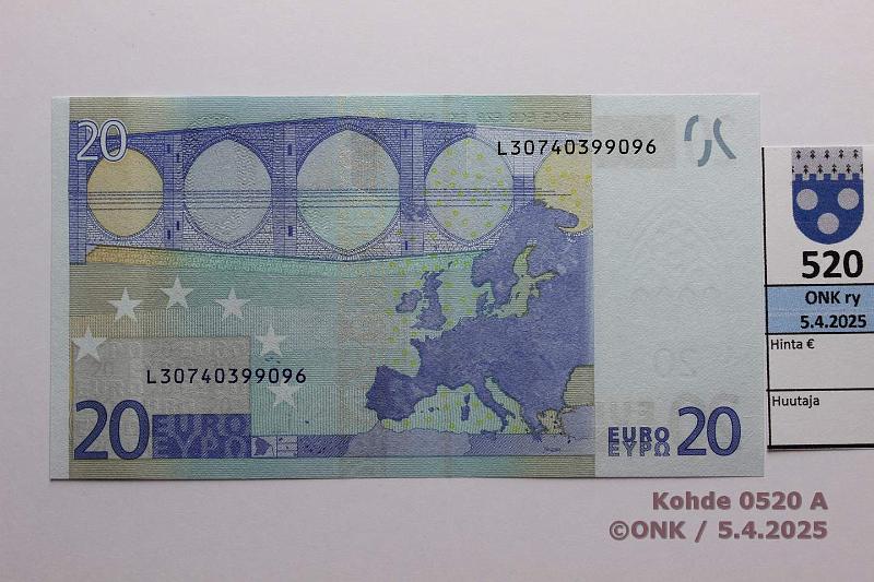 k-0520-a.jpg - Kohde 520, lhthinta: 24 € / ei tarjouksia Suomi 3/2/L/E6 L30740399096 Tri E006 F6, kunto: 9