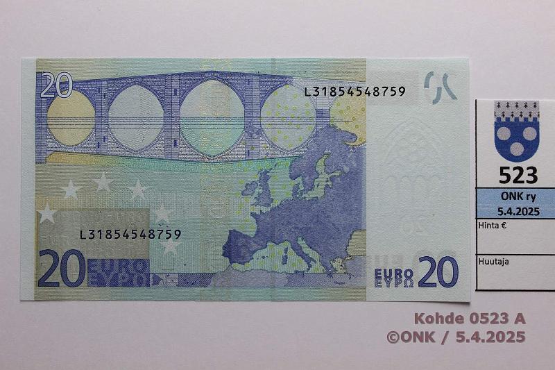 k-0523-a.jpg - Kohde 523 (kuva 1/2), lhthinta: 150 € / ei tarjouksia Suomi 3/2/L/G10 L31854548759 Tri G010 A6, harvinaisempi laatta, kunto: 9