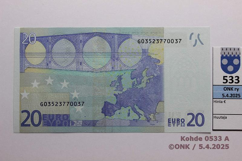 k-0533-a.jpg - Kohde 533, lhthinta: 60 € / myyntihinta: 60 € Kypros 3/3/G/R31 G03523770037 Dra R031 A5, kunto: 9