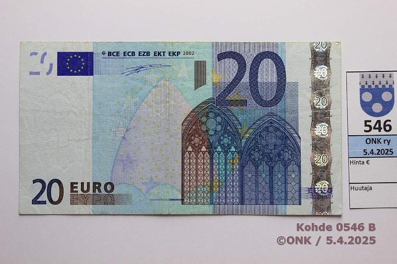 k-0546-b.jpg - Kohde 546 (kuva 2/2), lhthinta: 35 € / ei tarjouksia Ranska 3/1/U/L20 U11617561688 Dui L020 D2, harvinaisempi laatta, kunto: 4
