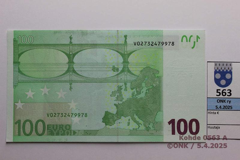k-0563-a.jpg - Kohde 563 (kuva 1/2), lhthinta: 120 € / ei tarjouksia Espanja 5/3/V/M5 V02732479978 Dra M005 A3, painumia, ei taitteita, kunto: 8