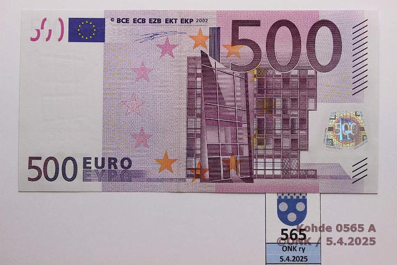 k-0565-a.jpg - Kohde 565 (kuva 1/2), lhthinta: 650 € / myyntihinta: 670 € Suomi 7/1/L/D1 L09812498945 Dui D001 D3, vhisi painumia, kunto: 9