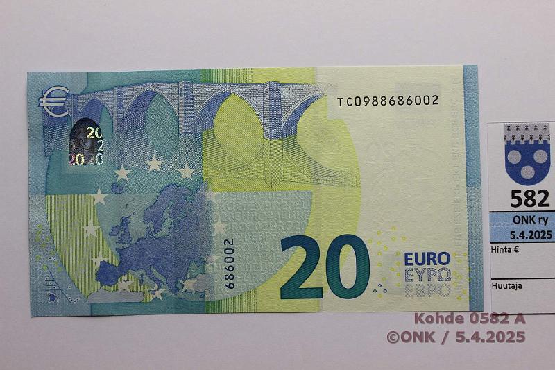 k-0582-a.jpg - Kohde 582 (kuva 1/2), lhthinta: 32 € / myyntihinta: 32 € Irlanti 3/3/T6 TC0988686002 Dra T006 A5, kunto: 9