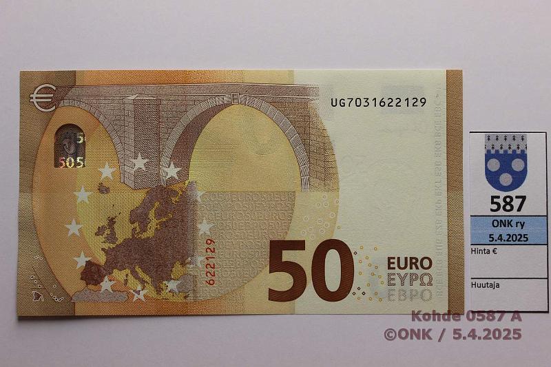 k-0587-a.jpg - Kohde 587, lhthinta: 65 € / ei tarjouksia Ranska 4/4/U45 UG7031622129 Lag U045 D4, uusi kirjain, kunto: 9