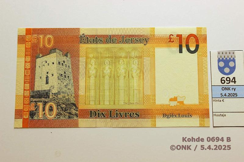 k-0694-b.jpg - Kohde 694 (kuva 2/2), lhthinta: 20 € / myyntihinta: 20 € Jersey 10  ND(2010) P#34, kunto: 9