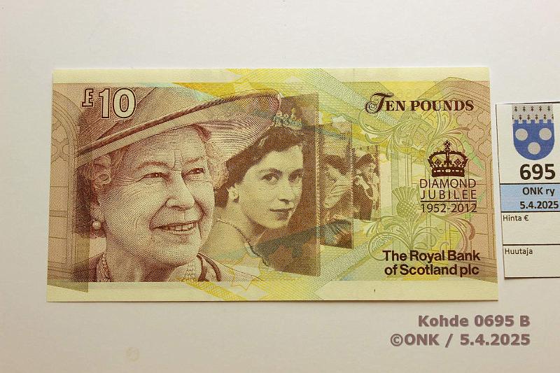 k-0695-b.jpg - Kohde 695 (kuva 2/2), lhthinta: 30 € / myyntihinta: 30 € Skotlanti 10  2012 P#368 Diamond jubilee 1952-2012, kunto: 9