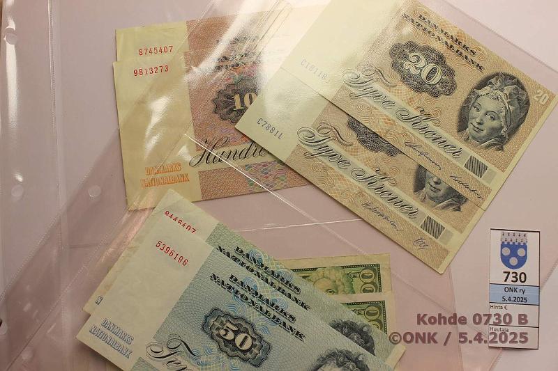 k-0730-b.jpg - Kohde 730 (kuva 2/2), lhthinta: 30 € / myyntihinta: 74 € Kansio (29) Ruotsi 5k -77(2); 10k -75, -77, -79, -84, -90; 20k -91-95(4); 50k -74, -78; 100k -78, -88; 500k -85. Tanska 20(2), 50(2) ja 100k(3) serie 1972. Islanti 100k -61, -86. Norja 10k -69; 50k -71, -82, -83, kunto: 3-7