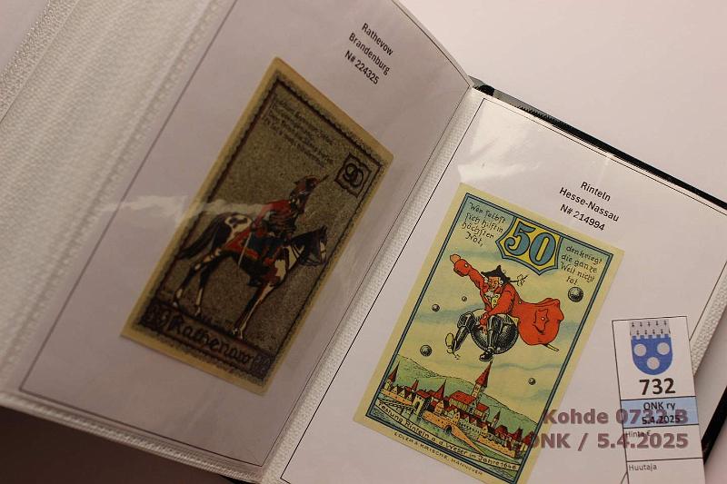 k-0732-b.jpg - Kohde 732 (kuva 2/3), lhthinta: 45 € / myyntihinta: 49 € Saksa (100) 1920-luku Htseteleit kansiossa, 100 erilaista, kunto: 5-8