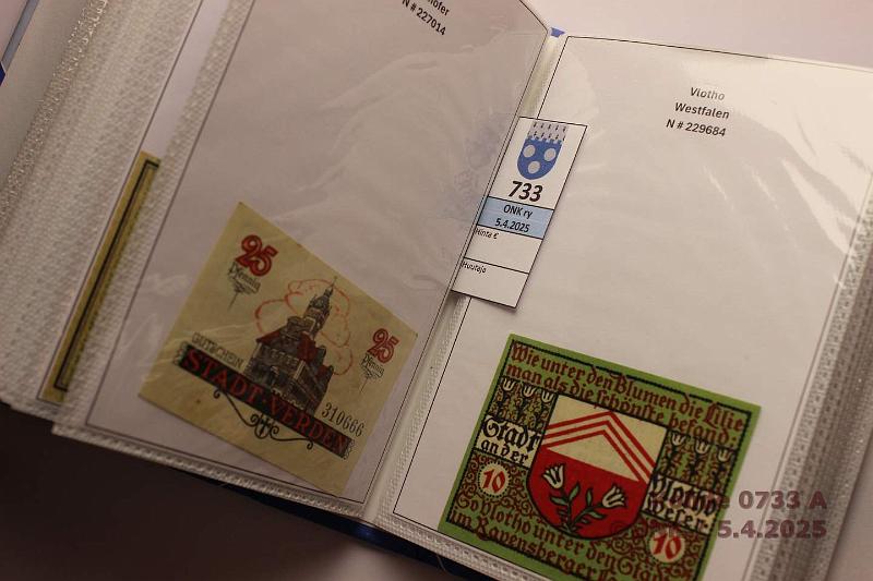 k-0733-a.jpg - Kohde 733 (kuva 1/3), lhthinta: 45 € / myyntihinta: 49 € Saksa (100) 1920-luku Htseteleit kansiossa, 100 erilaista, kunto: 5-8