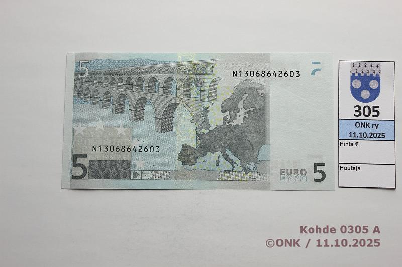 k-0305-a.jpg - Kohde 305, l�ht�hinta: 30 &euro; / ei tarjouksia It�valta 1/1/N/F4 N13068642603 F004 D1 Dui, pintaeloa, kunto: 9