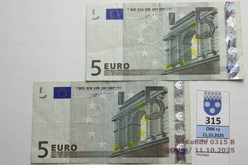 k-0315-b.jpg - Kohde 315 (kuva 2/2), lhthinta: 50 € / myyntihinta: 50 € Saksa (2) 1/1/X/P3 X03851200244 P003 A2 Dui, var A, X04697173874 P003 D5 Dui, var B, kunto: 4