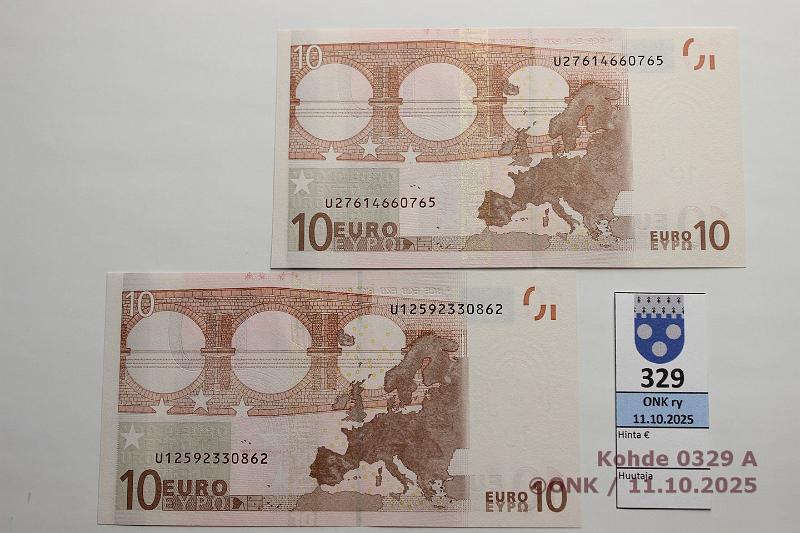 k-0329-a.jpg - Kohde 329, lhthinta: 40 € / ei tarjouksia Ranska (2) 2/2/U/L23,24 U12592330862 L023 C2 Tri, U27614660765 L024 I3 Tri, kunto: 9