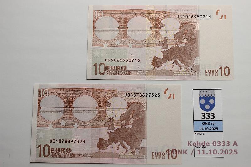 k-0333-a.jpg - Kohde 333, l�ht�hinta: 44 &euro; / myyntihinta: 44 &euro; Ranska (2) 2/2/U/L33,34 U04878897323 L033 D1 Tri, U59026950716 L034 C4 Tri, kunto: 9