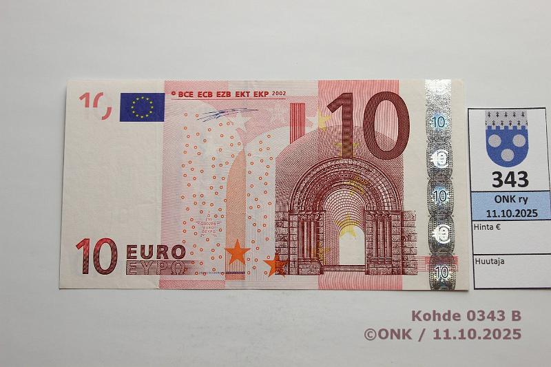 k-0343-b.jpg - Kohde 343 (kuva 2/2), lhthinta: 100 € / ei tarjouksia Espanja 2/1/V/G2 V01433027983 G002 E6 Dui, vaikeampi laatta, kunto: 5