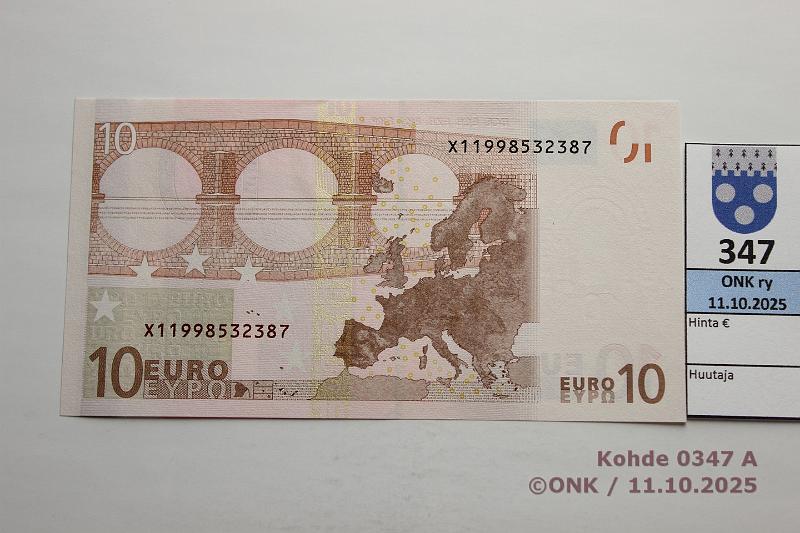 k-0347-a.jpg - Kohde 347, lhthinta: 25 € / myyntihinta: 32 € Saksa 2/1/X/R12 X11998532387 R012 A5 Dui, kunto: 9