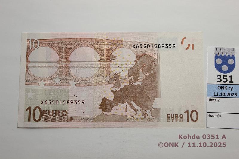 k-0351-a.jpg - Kohde 351, lhthinta: 15 € / ei tarjouksia Saksa 2/2/X/E4 X65501589359 E004 D4 Tri, kunto: 7