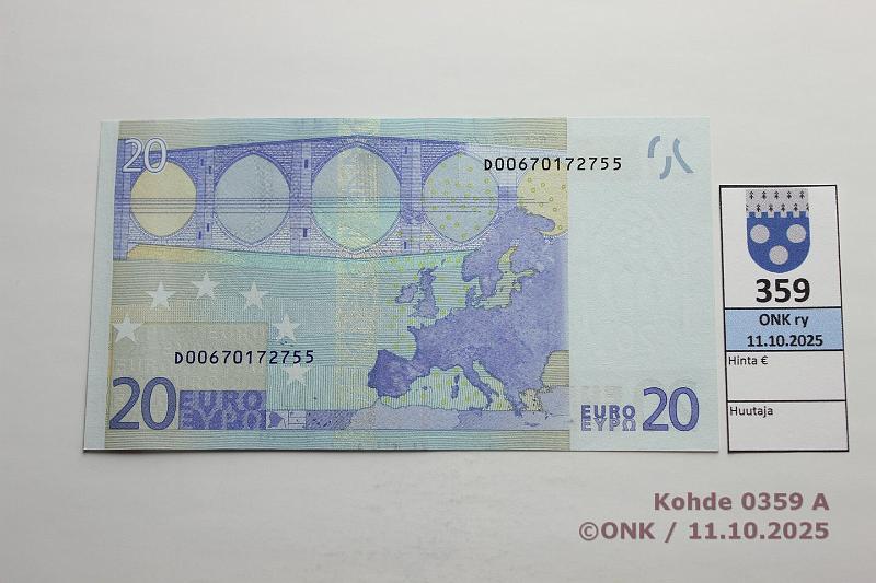 k-0359-a.jpg - Kohde 359 (kuva 1/2), lhthinta: 50 € / myyntihinta: 50 € Viro 3/3/D/R27 D00670172755 R027 A1 Dra, kunto: 9