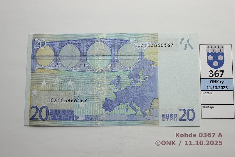 k-0367-a.jpg - Kohde 367 (kuva 1/2), lhthinta: 45 € / myyntihinta: 48 € Suomi 3/1/L/D1 L03103866167 D001 D1 Dui, kunto: 9