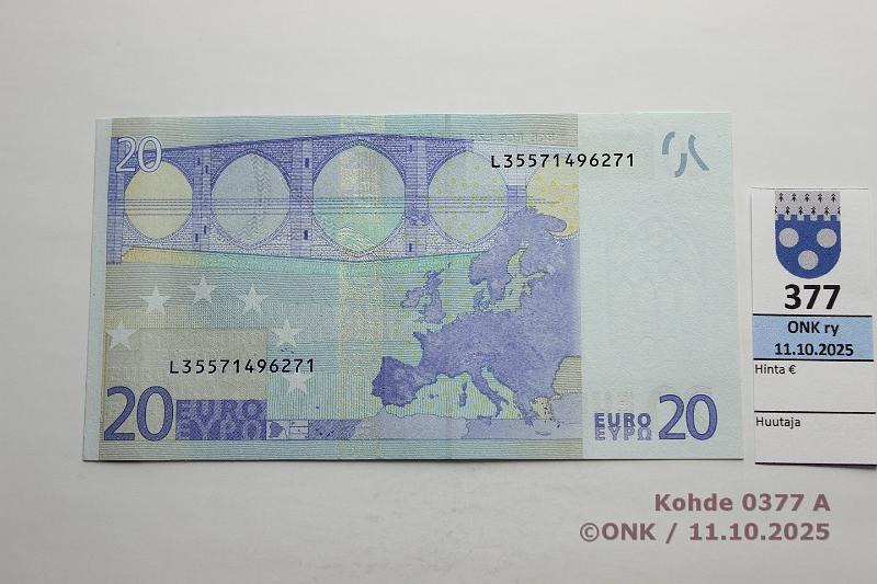 k-0377-a.jpg - Kohde 377, lhthinta: 30 € / myyntihinta: 30 € Suomi 3/3/L/R30 L35571496271 R030 E2 Dra, pintaeloa, kunto: 9