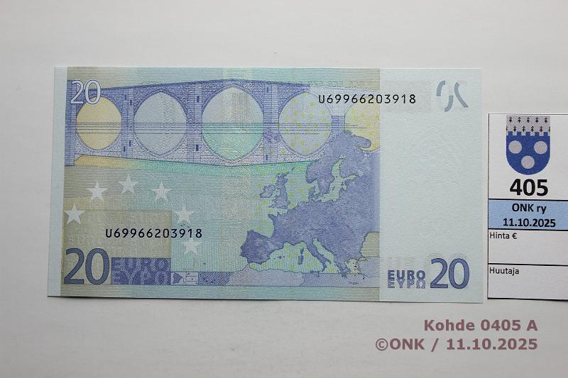 k-0405-a.jpg - Kohde 405, lhthinta: 32 € / ei tarjouksia Ranska 3/3/U/L85 U69966203918 L085 E5 Dra, kunto: 9