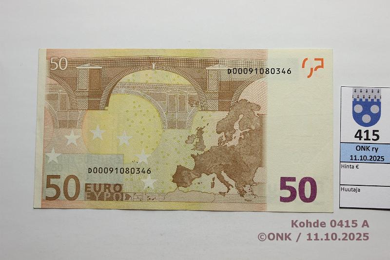 k-0415-a.jpg - Kohde 415 (kuva 1/2), lhthinta: 65 € / ei tarjouksia Viro 4/3/D/R51 D00091080346 R051 B2 Dra, matta, kunto: 6
