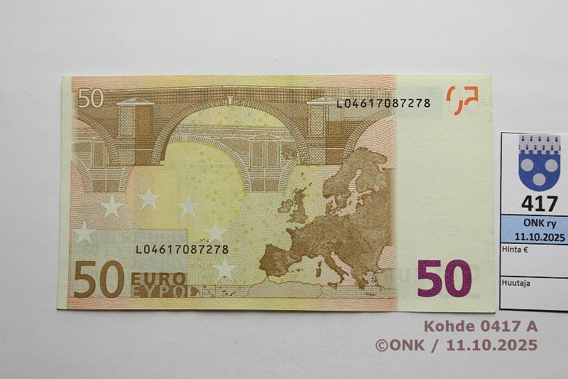 k-0417-a.jpg - Kohde 417, lhthinta: 65 € / ei tarjouksia Suomi 4/1/L/D1 L04617087278 D001 D4 Dui, matta, kunto: 7