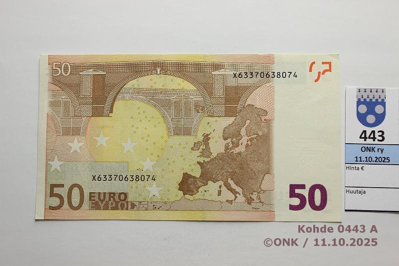 k-0443-a.jpg - Kohde 443, lhthinta: 65 € / ei tarjouksia Saksa 4/2/X/R36 X63370638074 R036 G5 Tri, painumia, kunto: 8