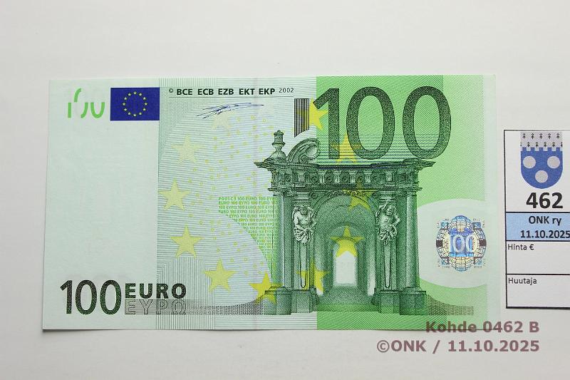 k-0462-b.jpg - Kohde 462 (kuva 2/2), lhthinta: 150 € / ei tarjouksia Saksa 5/1/X/P1 X02863771886 P001 C3 Dui, matta, lainetta, kunto: 8