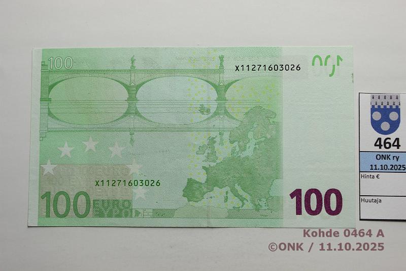 k-0464-a.jpg - Kohde 464 (kuva 1/2), l�ht�hinta: 135 &euro; / ei tarjouksia Saksa 5/3/X/R3 X11271603026 R003 D1 Dra, kulmataitos, painumia, kunto: 8