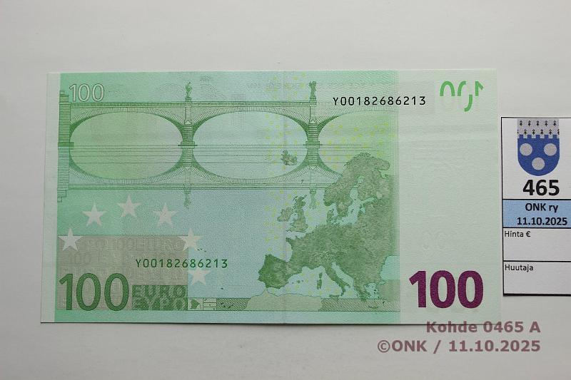 k-0465-a.jpg - Kohde 465 (kuva 1/2), lhthinta: 300 € / ei tarjouksia Kreikka 5/1/Y/G6 Y00182686213 G006 E4 Dui, viiran jljet, kunto: 9