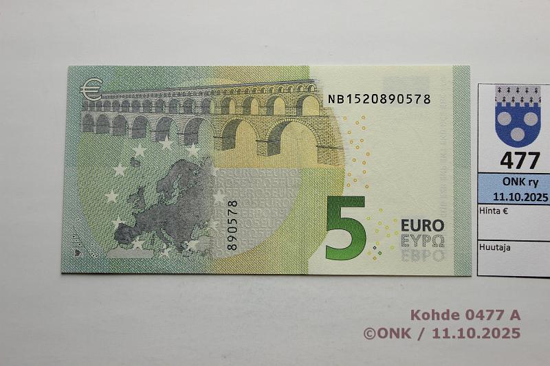 k-0477-a.jpg - Kohde 477, lhthinta: 30 € / ei tarjouksia Itvalta 1/3/N19 NB1520890578 N019 E1 Dra, kunto: 7