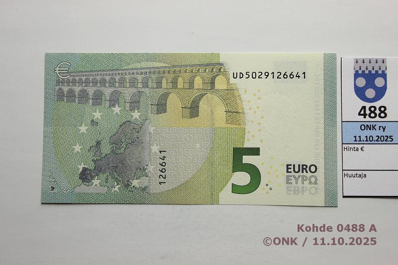 k-0488-a.jpg - Kohde 488, l�ht�hinta: 10 &euro; / ei tarjouksia Ranska 1/3/U2 UD5029126641 U002 F4 Dra, kunto: 9