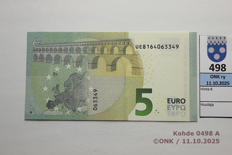 k-0498-a.jpg - Kohde 498, lhthinta: 9 € / ei tarjouksia Ranska 1/3/U7 UE8164063349 U007 I5 Dra, kunto: 9