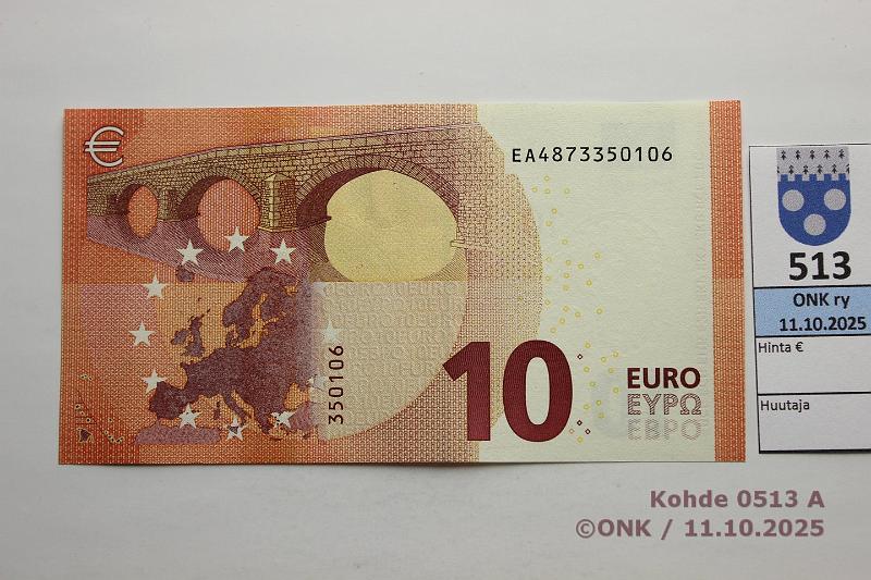 k-0513-a.jpg - Kohde 513, lhthinta: 14 € / ei tarjouksia Ranska 2/3/E4 EA4873350106 E004 G5 Dra, kunto: 9