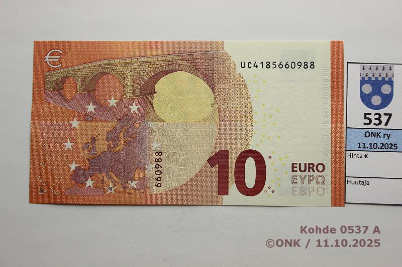 k-0537-a.jpg - Kohde 537, lhthinta: 14 € / ei tarjouksia Ranska 2/3/U8 UC4185660988 U008 G3 Dra, kunto: 8