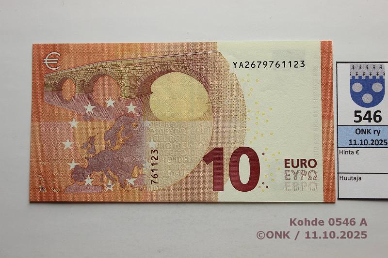 k-0546-a.jpg - Kohde 546, lhthinta: 30 € / ei tarjouksia Kreikka 2/3/Y5 YA2679761123 Y005 G5 Dra, painuma, kunto: 9